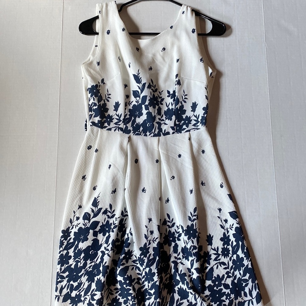 NWT White decorated dress